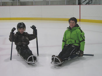 Sledge hockey picture