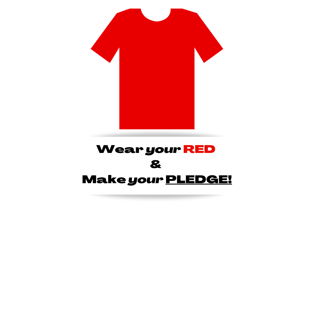 #RedShirtDayPledge